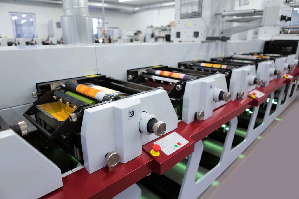 Flexographic printing machine