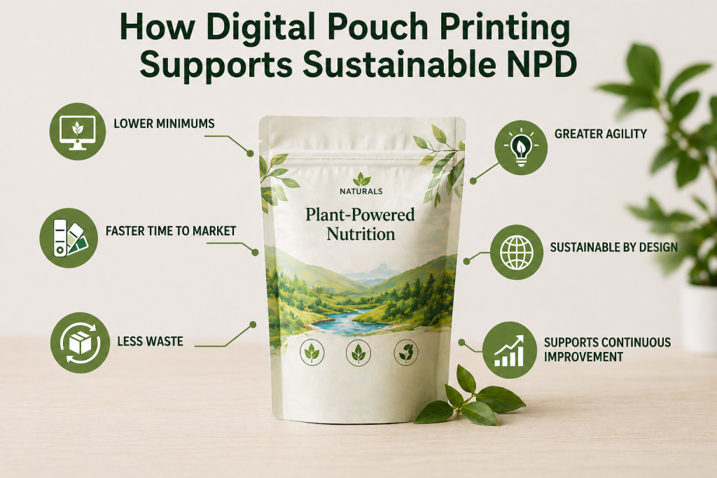 How digital pouch printing helps new product development