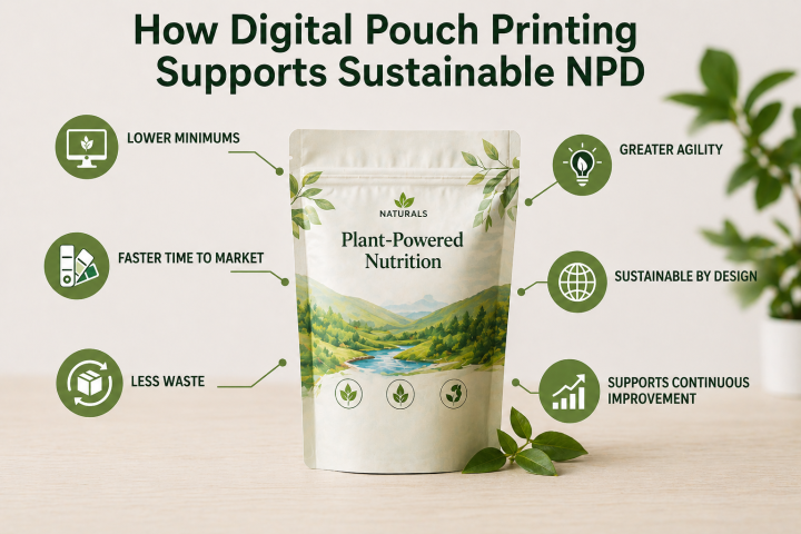 How digital pouch printing helps new product development